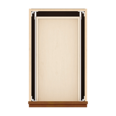 J&K Mocha Glazed K10 Base w/3 Drawers - 15" W