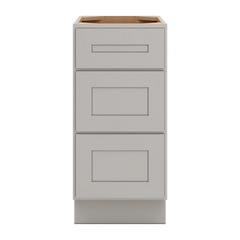 CNC Luxor 5-Piece Misty Grey 15" W X 32 1/2" H 3 Drawer Base Cabinet