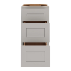 CNC Luxor 5-Piece Misty Grey 15" W X 32 1/2" H 3 Drawer Base Cabinet