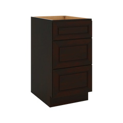 J&K Espresso K8 Base w/3 Drawers - 18" W