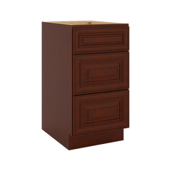 J&K Mahogany J5 Base w/3 Drawers - 18" W