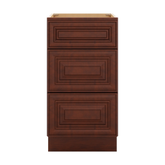 J&K Mahogany J5 Base w/3 Drawers - 18" W