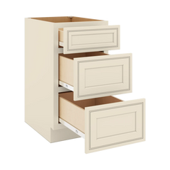 J&K Pearl Glazed H9 Base w/3 Drawers - 18" W