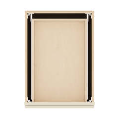 J&K Pearl Glazed H9 Base w/3 Drawers - 18" W