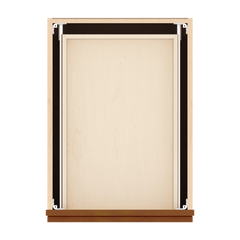 J&K Mocha Glazed K10 Base w/3 Drawers - 18" W