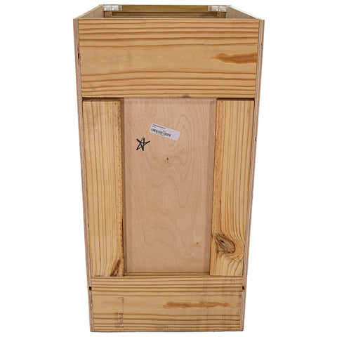 Kitchen Drawer Base Cabinet | Unfinished Poplar | Shaker Style | 18 in. | 3 Drawer