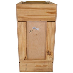 Kitchen Drawer Base Cabinet | Unfinished Poplar | Shaker Style | 18 in. | 3 Drawer
