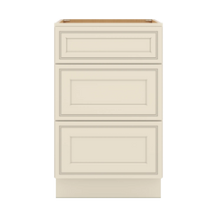 J&K Pearl Glazed H9 Base w/3 Drawers - 21" W