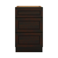 J&K Espresso K8 Base w/3 Drawers - 21" W