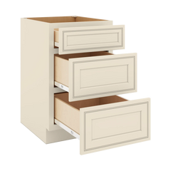 J&K Pearl Glazed H9 Base w/3 Drawers - 21" W