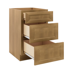 J&K Butterscotch B8 Base w/3 Drawers - 21" W