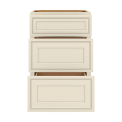 J&K Pearl Glazed H9 Base w/3 Drawers - 21" W