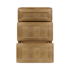J&K Butterscotch B8 Base w/3 Drawers - 21" W