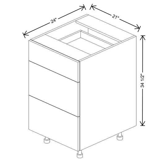 Fabuwood Illume Catalina Nocce 3 30"W 3 Drawer Base