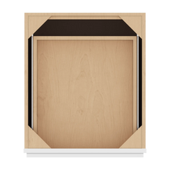 CNC Luxor White 21" W 3 Drawer Base Cabinet