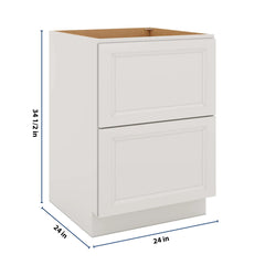 J&K Pure B5 Base w/2 Drawers - 24" W