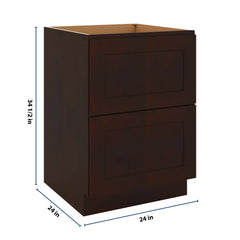 J&K Java Coffee S1 Base w/2 Drawers - 24" W