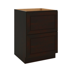 J&K Espresso K8 Base w/2 Drawers - 24" W