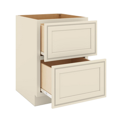 J&K Pearl Glazed H9 Base w/2 Drawers - 24" W