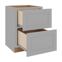 J&K Castle Grey S5 Base w/2 Drawers - 24" W