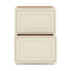 J&K Pearl Glazed H9 Base w/2 Drawers - 24" W