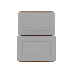 J&K Castle Grey S5 Base w/2 Drawers - 24" W