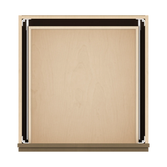 J&K Hazel H8 Base w/2 Drawers - 24" W