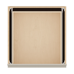 J&K Pebble B6 Base w/2 Drawers - 24" W