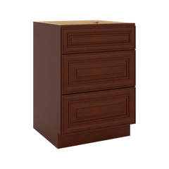 J&K Mahogany J5 Base w/3 Drawers - 24" W