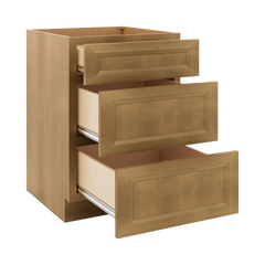 J&K Butterscotch B8 Base w/3 Drawers - 24" W