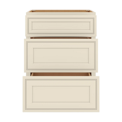 J&K Pearl Glazed H9 Base w/3 Drawers - 24" W