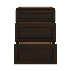 J&K Espresso K8 Base w/3 Drawers - 24" W