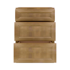 J&K Butterscotch B8 Base w/3 Drawers - 24" W
