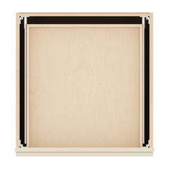 J&K Pearl Glazed H9 Base w/3 Drawers - 24" W