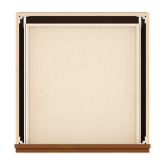 J&K Mocha Glazed K10 Base w/3 Drawers - 24" W