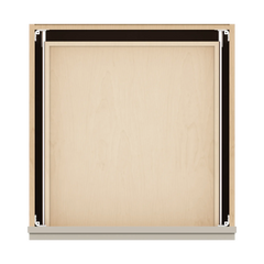 J&K Pebble B6 Base w/3 Drawers - 24" W