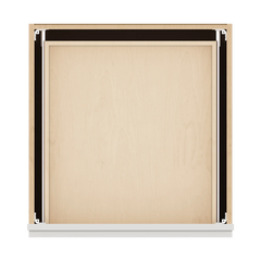 J&K Pure B5 Base w/3 Drawers - 24" W