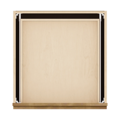 J&K Butterscotch B8 Base w/3 Drawers - 24" W
