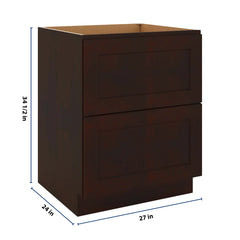 J&K Java Coffee S1 Base w/2 Drawers - 27" W
