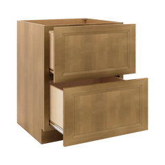 J&K Butterscotch B8 Base w/2 Drawers - 27" W