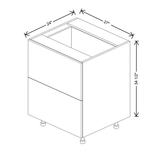 Fabuwood Illume Catalina Nocce 3 12"W 2 Drawer Base
