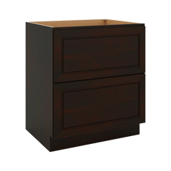 J&K Espresso K8 Base w/2 Drawers - 30" W