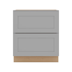 J&K Castle Grey S5 Base w/2 Drawers - 30" W
