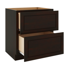 J&K Espresso K8 Base w/2 Drawers - 30" W