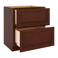 J&K Mahogany J5 Base w/2 Drawers - 30" W