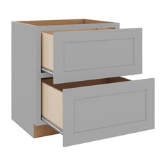 J&K Castle Grey S5 Base w/2 Drawers - 30" W