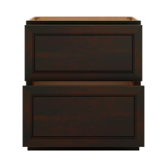 J&K Espresso K8 Base w/2 Drawers - 30" W