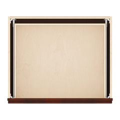 J&K Mahogany J5 Base w/2 Drawers - 30" W