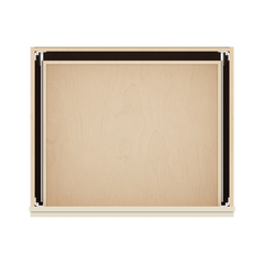 J&K Pearl Glazed H9 Base w/2 Drawers - 30" W