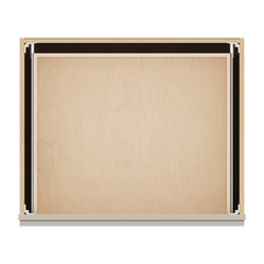 J&K Pebble B6 Base w/2 Drawers - 30" W